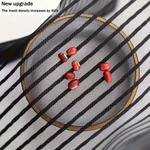 1 Stück schwere magnetische Fliegengittertür, faltbar, Mesh mit kleinen Löchern gegen Mücken, stabil und fällt nicht herunter, Mesh-Material, moderner minimalistischer Stil, schwarzer Vorhang, belüftend und insektenabweisend, geeignet für den täglichen Hausgebrauch und zum Mückenschutz im Sommer