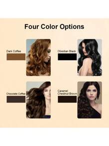 4 In 1 Herbal Hair Color Shampoo - Gentle And Non-Irritating For Men And Women - Instantly Covers Gray Hair, Dyes To Fashionable Hair Color, Plant Extracts, Nourishes Hair, Long-Lasting Color