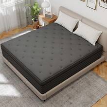 CHEVNI High Quality High Rebound Twin Full Queen King Size Gel Memory Foam Hybrid Medium Firm Bed Mattress 12/14Inch - 黑色 - 查看 2