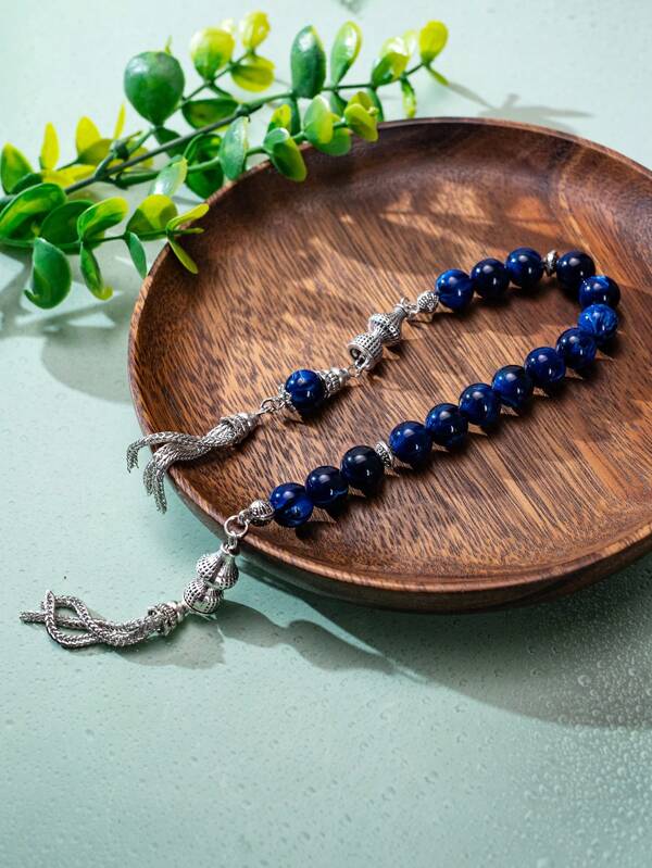 1 Stück 15 Stücke 10mm handgemachte muslimische Rosenkranzperlen, Designgefühl muslimische Gebetsperlen, Unisex-Geschenk