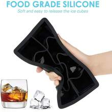 Whiskey Cube Mold Large Silicone Ice Mold Small Black ICT001 - 黑色 - 查看 4