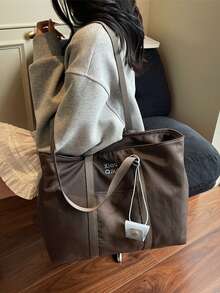 时髦时尚豹纹大容量手提包，适合日常使用、旅行、工作、购物、大学、学院、通勤、学校、适合女性、新秀、白领、大学生、年轻女孩