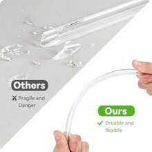 QY Replacement Straw For  IceFlow Tumbler 20 30 40 64 OZ 4 Pcs Flip Reusable Straw Accessories For  IceFlow Tumbler Tritan 2216 - Trong sáng - Xem 4