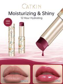 CATKIN Glossy Moisturizing Lip Balm, Lightweight, Glossy, Non-Sticky, 3.4g, C03 Violet - C03 VIOLET - View 10