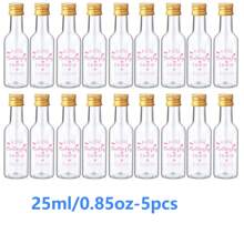 5/20/60/100PCS Mini Liquor Bottles – Versatile & Portable Plastic Containers With Airtight Seal For Spirits, Juices & Sauces – Leak-Proof, Shatterproof Plastic Mini Bottles With Airtight Latch Caps: 0.85oz/1.7oz/3.3oz/5oz Reusable Hand Washable Containers For Food Contact, Party & Wedding Favors Thanksgiving, Halloween, And Christmas Are Applicable