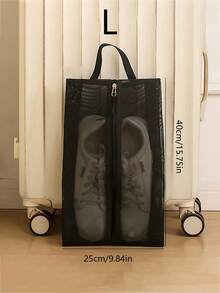 1pc Travel Shoe Storage Bag Hands In Hand To Carry Shoes, Dust-Proof And Mildew Proof Bag, Large Capacity Storage Shoe Bag, Portable Storage Shoe, Dust-Proof