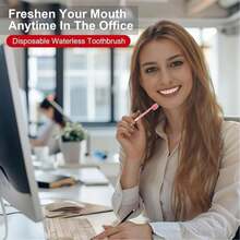 10 Pcs Mini Brushes-Disposable Toothbrushes With Toothpaste,Toothpaste + Tongue Scrapers + Floss + Pick For Work Or Travel, Individually Wrapped For Work Or Travel