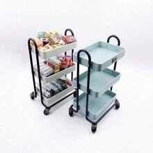 Xe đẩy thức ăn mô hình mini cho cảnh chơi đồ ăn thu nhỏ BJD, Phụ kiện trang trí nhà búp bê tỷ lệ 1:12, Đạo cụ chụp ảnh cảnh thu nhỏ, Cảnh chơi đồ ăn cửa hàng tiện lợi mini - Nhiều màu - Xem 4