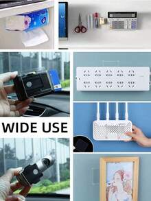 50 片重型双面胶带：轻松且可拆卸地悬挂图片和地毯！ - 白色 - 查看 6