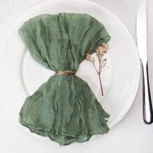 24 件奶酪布餐巾，复古波西米亚奶酪布餐巾，适合派对、婚礼、晚宴、家庭日常使用、桌面装饰 - 彩色 - 查看 2