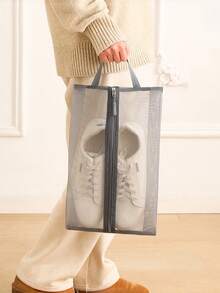 1pc Travel Shoe Storage Bag Hands In Hand To Carry Shoes, Dust-Proof And Mildew Proof Bag, Large Capacity Storage Shoe Bag, Portable Storage Shoe, Dust-Proof