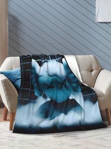 1Pc Kawss Kawaii Kaw Anime Flannel Blanket Gift Cover Blanket, Cozy Plush Flannel Fleece Printed Blanket, Double Blanket, Lightweight Plush, Bed Decoration 50x40inch