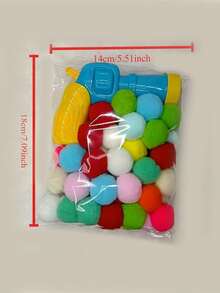 Juguete diseñado para promover el amor y la confianza entre el dueño y el gato, adecuado para que los gatos jueguen, adecuado para gatos, perros y pequeños animales. El color de las bolas de burbujas es aleatorio.