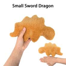 1 件全新鸡块恐龙毛绒玩具,逼真有趣的恐龙块枕头柔软家居装饰靠垫,内有毛绒,可作为男孩和女孩的生日或节日礼物、房间装饰玩具、女孩玩具、恐龙、玩具、女孩玩具、恐龙、毛绒玩具、毛绒玩具、儿童玩具女孩、电视女孩、两周、毛绒玩具、复活节、男孩玩具、电视女孩海报 - 駝色 - 查看 7