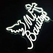 Mi Bautizo LED Neon Sign, USB Powered Wall Hanging Push Button Multicolor Neon Light For Baptism, Birthday, Bedroom Decor, Garden, Party, Christmas – Plastic Material Without Battery
