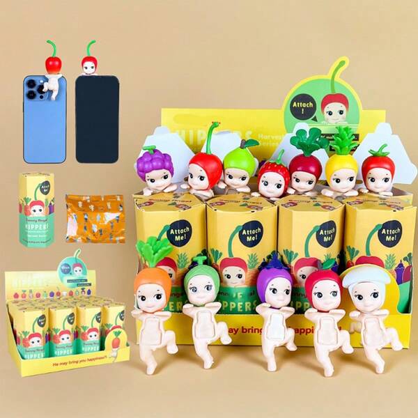 1 Set Of 12 Cute Sonny Angels Character Blind Box Set Party Dolls, Car Interior, Table Decoration, Models, Advanced Action Collection Toys, Backpack Decoration, Christmas/Halloween/Birthday Party Mother's Day, Homecoming Season, Graduation Season, Wedding Season Gifts [Random Style]