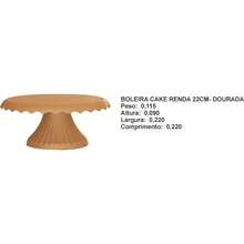 Party Kit Cake Stand + Trays + Vases Decoration 2 - Gold - View 2