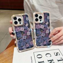 Funda para teléfono 1PC Teléfono Bling de Doble Cara, Parte Trasera Dura Suave a Prueba de Golpes, Multicapa, TPU + PC, Compatible con 16/15/14/13/12/11 Pro/Plus - transparente - Ver 2