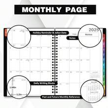 2025-2026 Planner - Planner 2025-2026, 2025-2026 Academic Planner Weekly And Monthly With Tabs, July 2025 - June 2026, 625" * 83", Strong Twin-Wire Binding