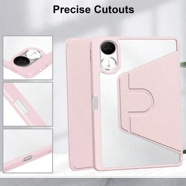 360 Rotation Cover For Redmi Pad 2 Case 11 Inch With Pencil Holder Acrylic Clear Back Case For Redmi Pad 2 2025 4G/Wifi Tablet