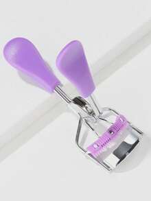 1个带内置梳子的睫毛夹，假睫毛辅助器，专业睫毛夹，强力定型，打造清晰轮廓，美化眼部，打造浓密睫毛，附赠额外橡胶垫，适合日常妆容的睫毛修饰工具 - 彩色 - 查看 12