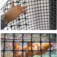 10M Garden Fence Netting Mesh Fence Plastic Black Roll Barrier Net UK NEW - Black - View 6