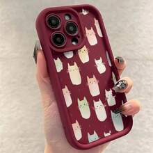 Funda para teléfono con diseño único de escalera para ojos, moderna y completa, antideslizante y anticaídas, de TPU suave, compatible con phone 11, 12, 13, 14, 15, 16 Pro y Pro Plus. Diseño moderno y novedoso. - Colores mixtos 1 - Ver 6