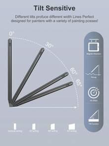 适用于 iPad (A16) 11 英寸第 11 代(2025 款)的触控笔,带 LED 电源指示灯,兼容 2018-2025 年款 iPad,可更换笔尖设计,兼容 iPad 6 (9.7 英寸),配备 Type-C 充电线,兼容 iPad 第 10 代,双击顶部即可开机/关机,适用于 iPad 9/8/7 (10.2 英寸)、Air4/5/11 (M2/M3) 和 Pro 11 (2018/2020/2021/2022),90mAh 电池,支持倾斜和加粗功能。 - 黑色 - 查看 6