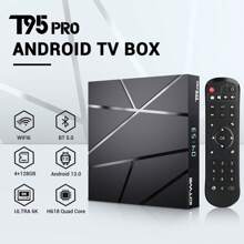 XGODY 2025 Android 13.0 Smart TV Box 5G WIFI 6K HD 128GB 4GB Media Player Quad Core UK
