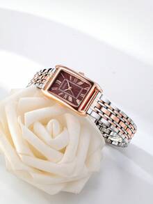 1pc Women's Casual Versatile Fashion Quartz Watch, Suitable For Daily Wear