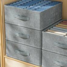 1PC Super Sized Wardrobe Storage Compartment For Storing Jeans, Sweaters, And Shirts - A Partitioned Clothing Storage Box For Wardrobes, Robes, Bedrooms, And Bookshelves - Multicolor - View 11