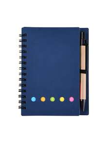 Cuaderno personalizado + Juego de bolígrafo, Juego de cuaderno y bolígrafo, Regalo para nuevo trabajo o maestro, Suministros de oficina, Regalo de papelería, Cuaderno de viaje, Para la familia - Juego de cuaderno y bolígrafo multicolor - Ver 19