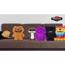 Spin Master 全新！ 趣味丑陋怪物 9 英寸放屁脸系列毛绒玩具 可爱抱抱怪物礼物 丑陋毛绒动物玩具 牙齿怪异毛绒玩具 可爱毛绒怪物生日万圣节圣诞节礼物 - Munch Munch (Black) - 查看 9