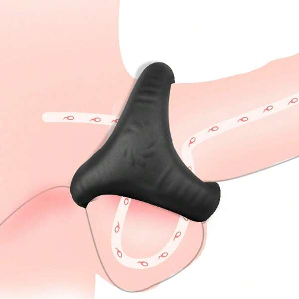 Adult Male Penis Double Ring Silicone Tool Delay Male Masturbation Locking Sperm Ring, Sex, Sexiness, Sex Toys, Sex Tools, Tool Sex, SM Products Suitable For Male Male Female Female And Couple