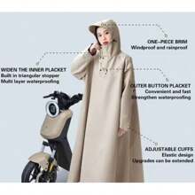 1 pieza Poncho de lluvia portátil de tela Oxford, impermeable y a prueba de viento, abrigo de lluvia unisex para actividades al aire libre, senderismo, viajes, pesca, escalada, campamento