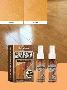 jakehoe 1件（120ML）地板翻新修复剂，木家具地板划痕遮瑕喷雾翻新剂和上光剂，适用于多种场景，新旧型号随机发货