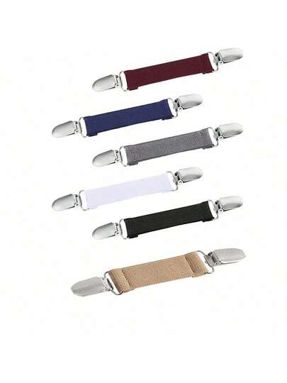 1PC Multifunctional Fashion Elastic Brooch For Women, Dress Sash, Scarf Clip, Retro Cardigan Collar Clip, Back Strap Clip, Shawl Clip Dress Accessories Pin For Clothes Bag Charm