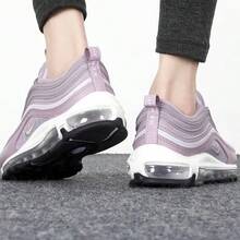 Nike 女子休閒鞋AIR MAX 97緩震氣墊跑鞋 - 紫色 - 查看 9