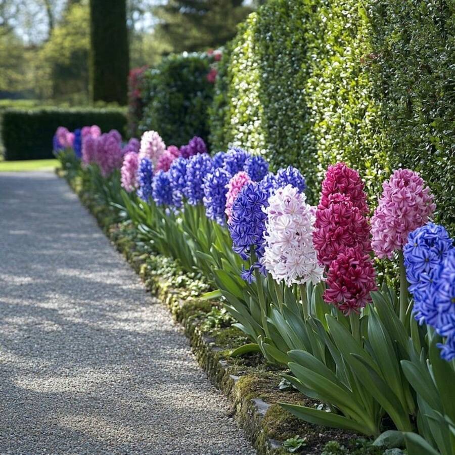 200 Seeds Mixed Color Hyacinth Flower SeedsFragrant Spring BloomsIndoor Outdoor Bulb Flowers - 200 Seeds - View 1