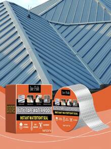 Waterproof Butyl Tape Roof Leak Plugging, Moisture-Proof, High Adhesive Self-Adhesive Aluminum Foil Waterproofing Membrane