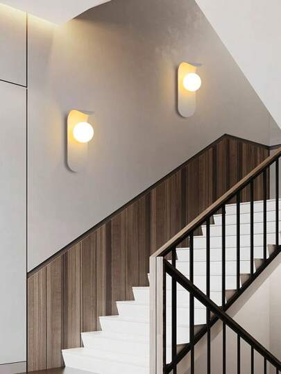 1pc Moderne Minimalist Wand Lamp, G9 Lamp Holder, Hard Wired Connection, Bedroom Bedside, Living Room TV Background Wall, Corridor Stairway Lighting view 2