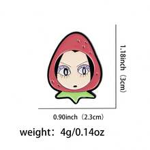 1 pièce/set Broche de fille de dessin animé, Badge NANA, Décoration de vêtements et sac à dos, Accessoires, Épingle de revers en métal, Emblème de sac, Cadeaux pour amis Accessoires de bureau Chemises Vestes Bijoux Cadeaux de Noël Halloween Épingle de vêtement Drôle Mignon Cadeaux pour enseignants - Multicolore - Voir 9