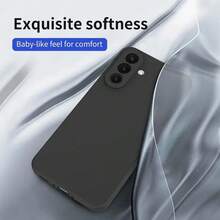 这款哑光黑色手机壳适用于三星 Galaxy S25、Galaxy S25 Plus、Galaxy S24 Ultra、Galaxy S24+，并兼容三星 Galaxy 系列手机。它集手机壳、手机保护套和手机壳于一体。这款手机壳采用简约纯黑设计，由 TPU 材料制成。防水、防震、防摔、防刮。 - 黑色-磨砂 - 查看 4