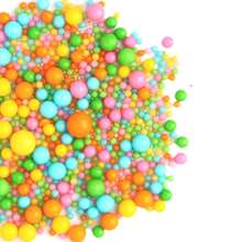 Gold Pearl Sugar Sprinkles - Edible Candy Pearls 130g/4.58 Oz, Mix Size Cake Candy, Decorate Cakes, Cookies, Ice Cream