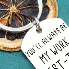 “2 件/5 件工作闺蜜礼物，送给女性同事的离别礼物，送给女性的办公室礼物，送给老板的礼物，送给女同事的生日礼物，有趣的工作最佳茶钥匙扣” 汽车配件 可爱哥特 Y2k