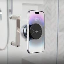 1Pc Adjustable Magnetic Car Phone Holder - Strong Magnetic Suction Stable Holder 360° Unlimited Rotation And Multi-Angle Adjustment Suitable For I Phone 15/14/13 Pro Max And Other Smartphones GPS Navigation Phone Holder Glue-Free Suction Cup Installation Anti-Slip And Anti-Shake Design Compatible With IPhone, Android Phone, Gift For Birthday, Family, Friends Car Accessories