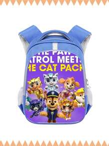 Paw Patrol, Kindergarten Children's School Bag, 3-4-6 Years Old Children's School Bag, Contains A Pendant Pen Bag, College, Cartoon Animals, Animation, Lightweight And Large Capacity, Travel Travel, Outdoor, Back To School Essentials