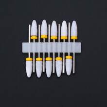 10个装陶瓷指甲磨头专业指甲护理工具 - 彩色 - 查看 7