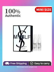 YSL Men's MYSLF Parfum Eau De Parfum EDP Spray 1.2ml 0.04 Oz Fragrances Mini Travel Size - 2.4ml(1.2ml*2支) - 查看 1