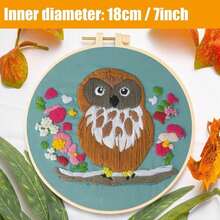 Culberta Embroidery Kit Mini For Adults &Amp; Kids, Hot-Air Balloon Cross Stitch Beginner Craft Set With HD Video Tutorials, Handmade DIY Art Supplies For Gifts - Pattern1 - View 3